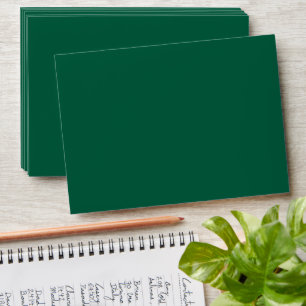 Rich Dark Green Envelopes