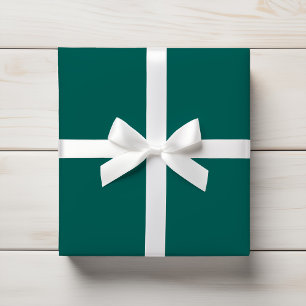 Rich Dark Green Solid Color Wrapping Paper