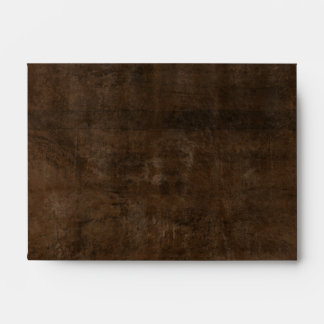 Rich Dark Mottled Brown- A6 Envelope