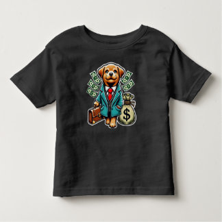 rich dog toddler t-shirt