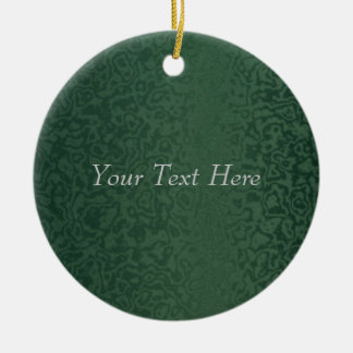 Rich Emerald Green Ceramic Ornament