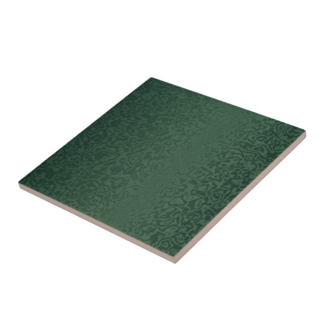 Rich Emerald Green Ceramic Tile (Side)