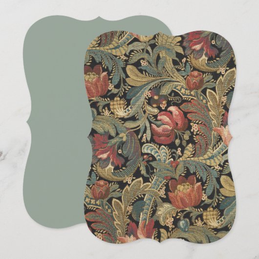 Rich Floral Tapestry Brocade Antique Classic (Front/Back)