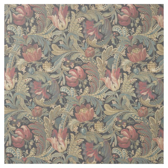 Rich Floral Tapestry Brocade Antique Classic Gallery Wrap (Front)
