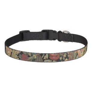 Rich Floral Tapestry Brocade Antique Classic Pet Collar