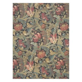 Rich Floral Tapestry Brocade Antique Classic Tablecloth