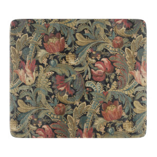 Rich Floral Tapestry Brocade Antique Victorian Cutting Board