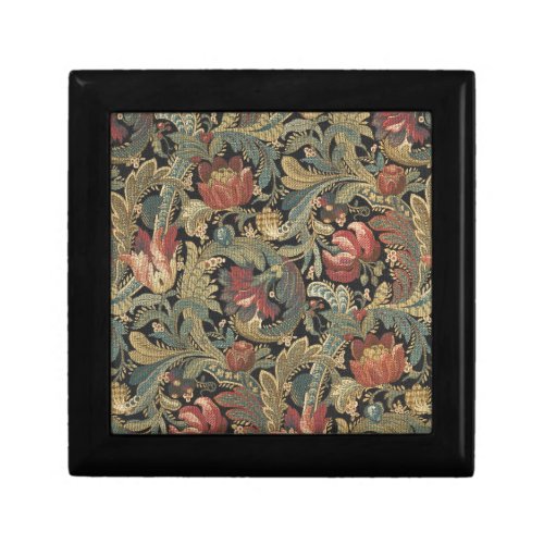 Rich Floral Tapestry Brocade Damask Gift Box