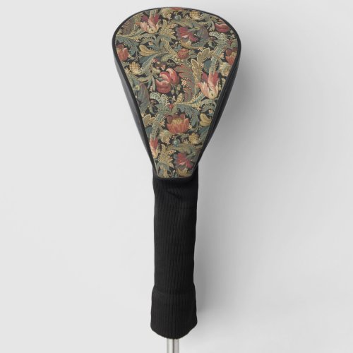 Rich Floral Tapestry Brocade Damask Golf Head Cover