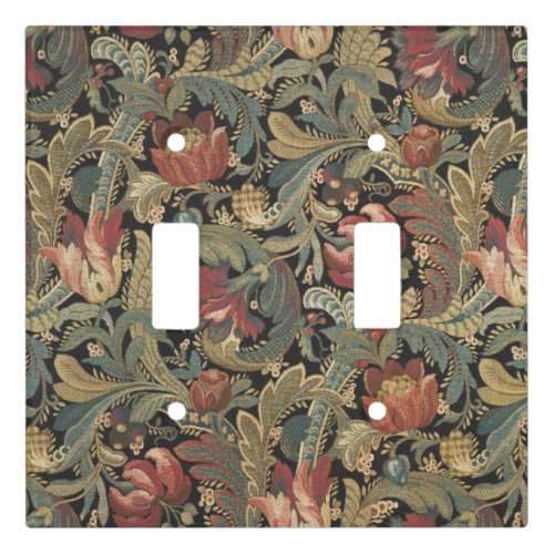 Rich Floral Tapestry Brocade Damask Light Switch Cover