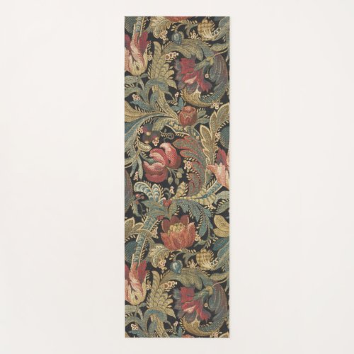 Rich Floral Tapestry Brocade Damask Yoga Mat