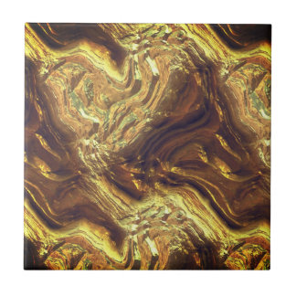 Rich Gold Color Mosaic Ceramic Tile