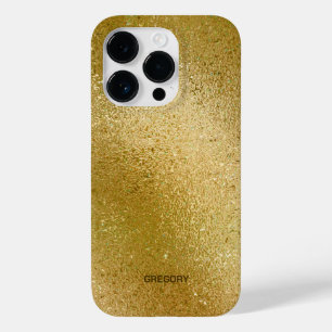 Rich gold iridescent shimmering background Case-Mate iPhone 14 pro case