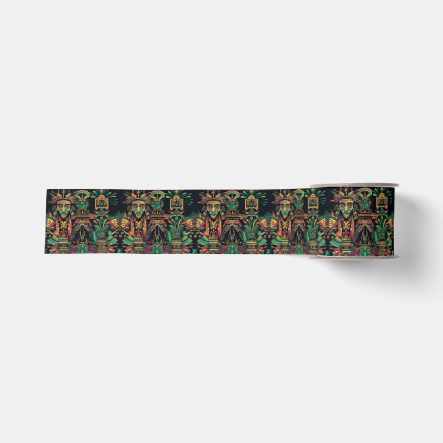 Rich Green "Ancestral Paradigm" Ribbon Spool 2yd (Front)