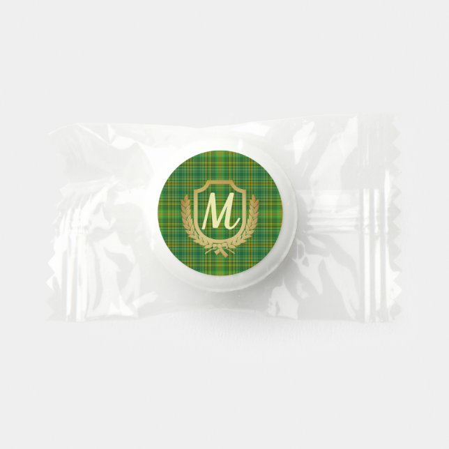 Rich Green Tartan (Plaid) Custom  Life Saver® Mints (Front)