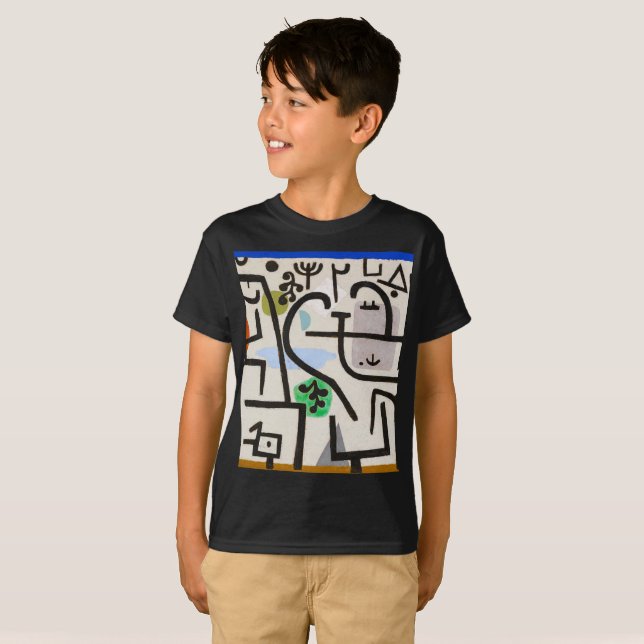 Rich Harbour by Paul Klee T-Shirt (Front Full)