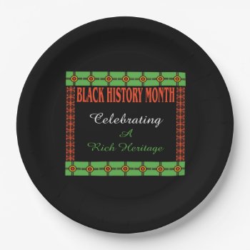 Rich Heritage Bhm Party Paper Plates by ZazzleHolidays at Zazzle