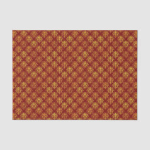 Rich Holiday Damask Tissue Paper