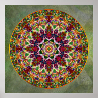 Rich India Mandala Poster