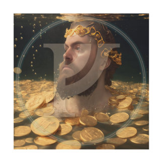 Rich Man Rune Wall Art |Feoh Fehu Viking Anglo