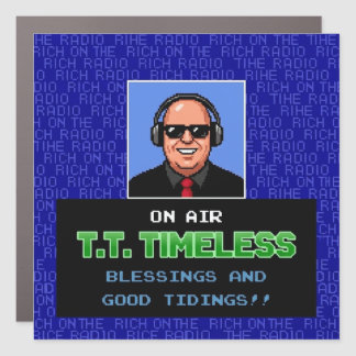 Rich on the Radio 8-Bit Car Magnet