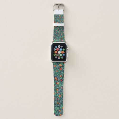 Rich Orchard Vintage Tree Pattern Apple Watch Band