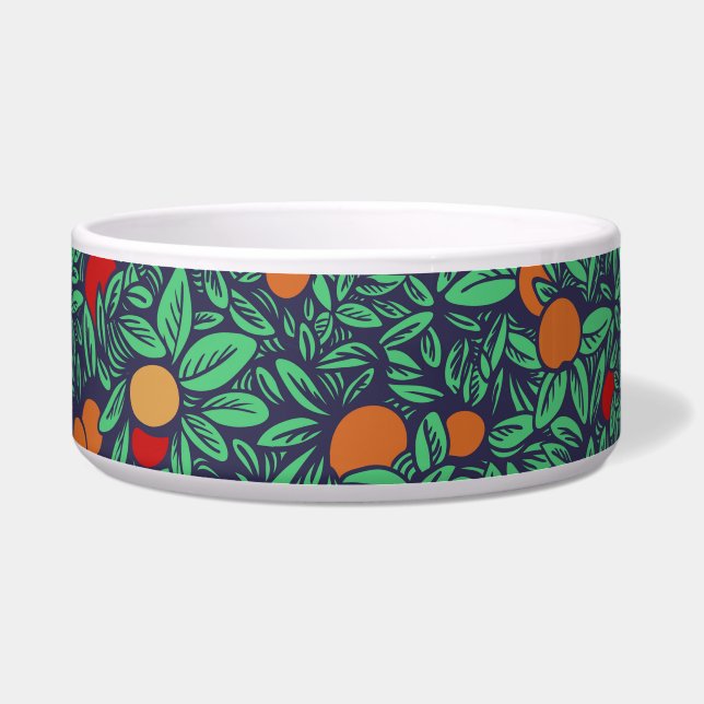 Rich Orchard: Vintage Tree Pattern. Bowl (Front)