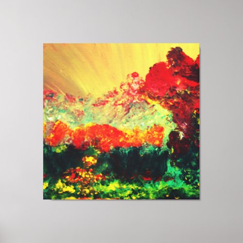 Rich Painting Stretched Canvas Print