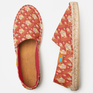 Rich Pattern Artificial Intellectuals in yellow Espadrilles