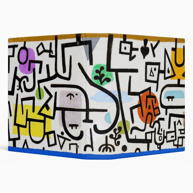 Rich Port, Paul Klee 3 Ring Binder (Background)