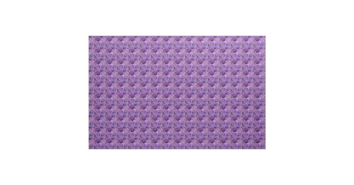 Rich Purple Paisley Pattern Fabric | Zazzle