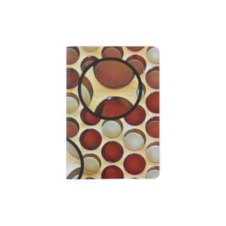 Rich red retro-inspired passport holder