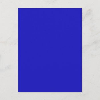 Rich Royal Blue (solid Color) ~ Postcard by TheWhippingPost at Zazzle