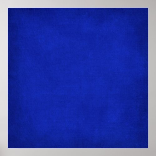 RICH ROYAL DEEP BLUE VELVET GRUNGE PAPER CANVAS TE POSTER