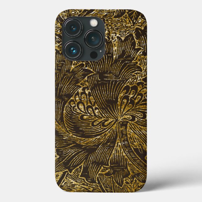 Rich Stylish Black and Gold Luxury Case-Mate iPhone Case (Back)