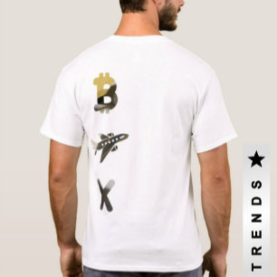 RICH T-Shirt Trend Abstract Art Black White Gold