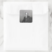 Richard Chenevix Trench, engraved by D.J Pound Square Sticker (Bag)