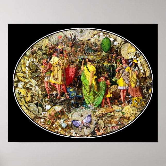 Richard Dadd Faeries: Oberon & Titania Poster (Front)