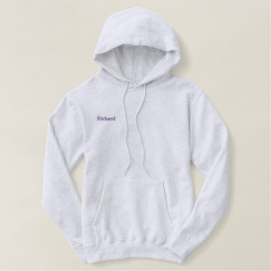 Richard Embroidered Mans Name,  Hoodie