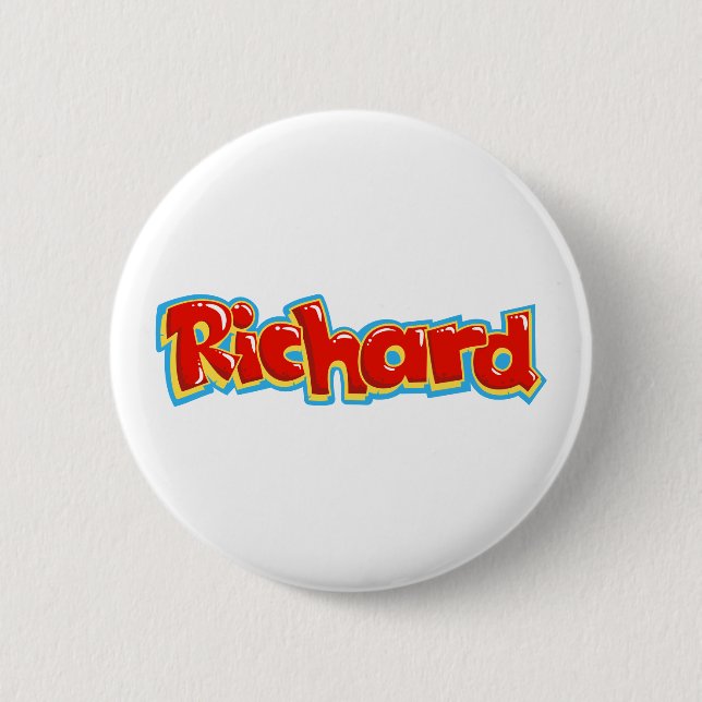 Richard graffiti button (Front)