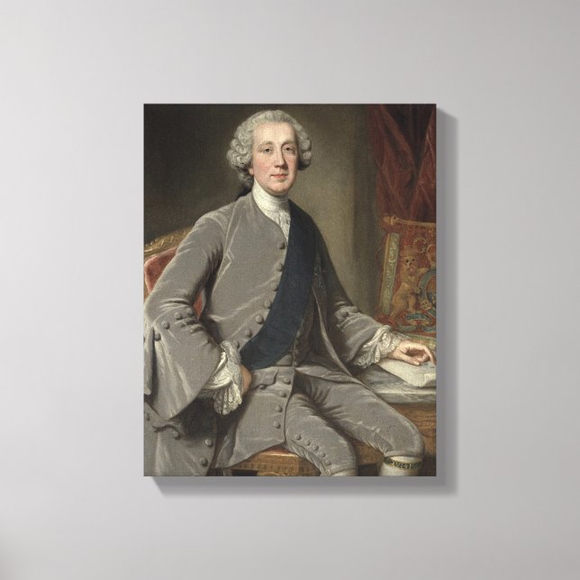 Richard Grenville, Earl Temple, c.1760 Canvas Print (Front)