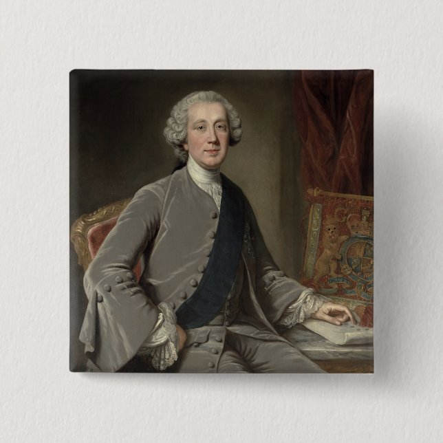 Richard Grenville, Earl Temple, c.1760 Pinback Button (Front)