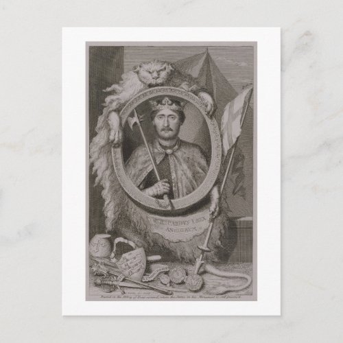 Richard I Coeur de Lion 1157_99 King of Englan Postcard