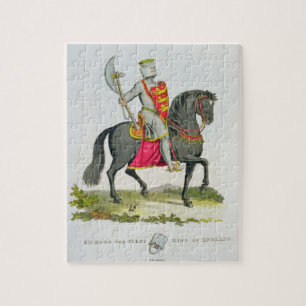 Richard I, King of England (1157-99), 1194, from ' Jigsaw Puzzle