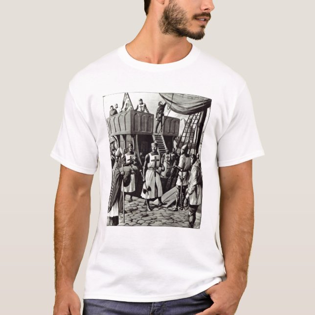 Richard I sets sail for the Holy Land, 1939 T-Shirt (Front)