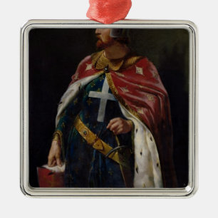 Richard I the Lionheart King of England, 1841 Metal Ornament