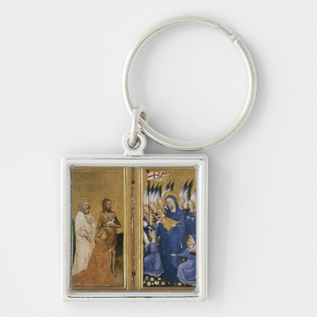 Richard II Presented to the Virgin and Child Keychain (Front)