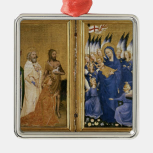 Richard II Presented to the Virgin and Child Metal Ornament