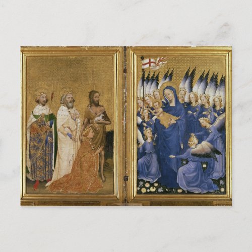 Richard II Presented to the Virgin and Child Postcard