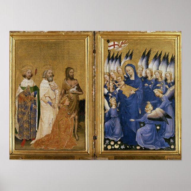Richard II Presented to the Virgin and Child Poster (Front)